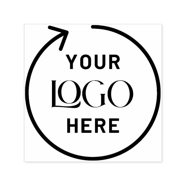 Business Logo | Custom Square Rubber Self-Inking S Stamp (Design)