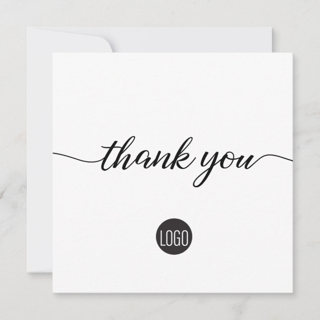Business logo Customer Appreciation template (Front)