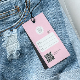 Business Logo Editable retail Pink price tag
