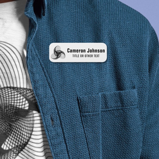 Business logo Employee Magnetic badge Name tag (Creator Uploaded)