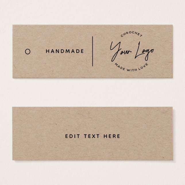Business Logo Hang Tag (Front & Back)