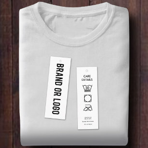 Business Logo Hang Tag Clothing Swing Care Details