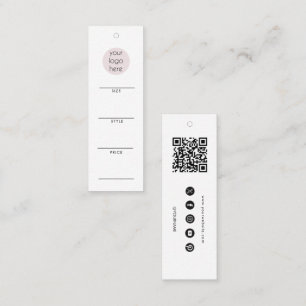 Business Logo Hang Tag Clothing Swing Price Tags