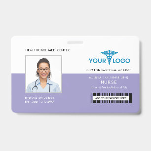 Business Logo Healthcare Employee Photo ID Badge