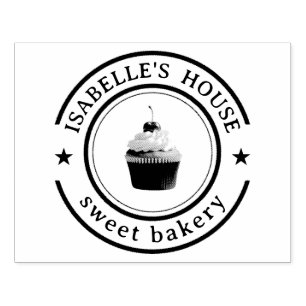 Business Logo   Large Personalized Homemade Logo  Rubber Stamp