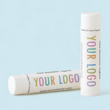 Business Logo Lip Balm Natural Beeswax Promotional