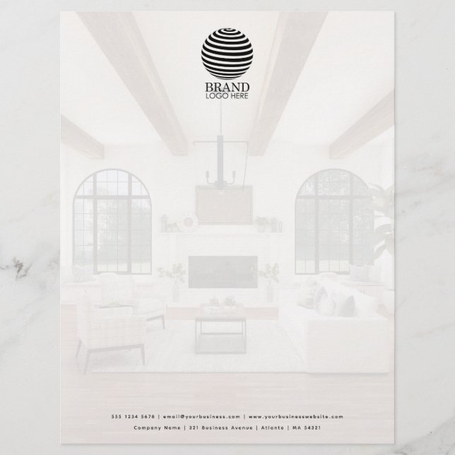 Business Logo & Logo Professional Letterhead (Front)