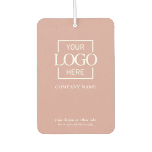 Business Logo Minimalist Professional Branded Air Freshener