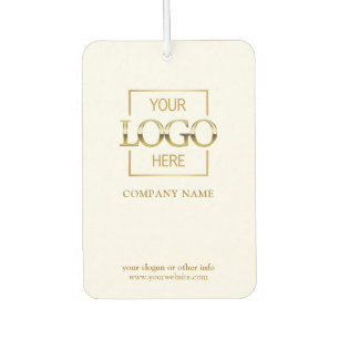 Business Logo Minimalist Professional Branded Air Freshener