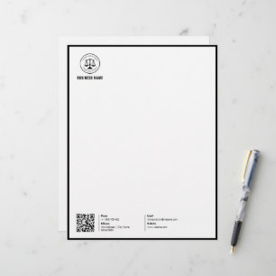 Business Logo Minimalist Simple Clean Letterhead