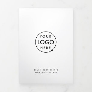 Business Logo Minimalist Simple Trifold Brochure