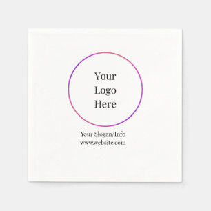 Business Logo Modern Customizable Templates Napkin
