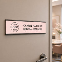 Business Logo | Modern Employee Staff Blush Pink
