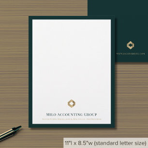 Business Logo Modern Luxury Letterhead