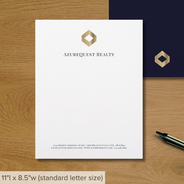 Business Logo Modern Luxury Letterhead (Creator Uploaded)