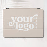 Business Logo Modern Minimal Beige Professional   iPad Air Cover<br><div class="desc">Business Logo Modern Minimal Beige Professional iPad Air Cover</div>