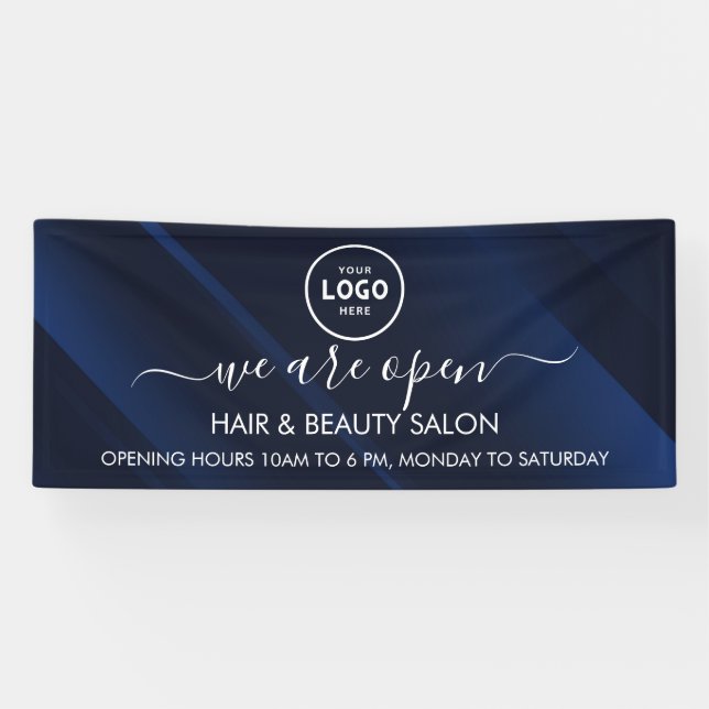 Business Logo Modern Professional 6' Banner (Horizontal)