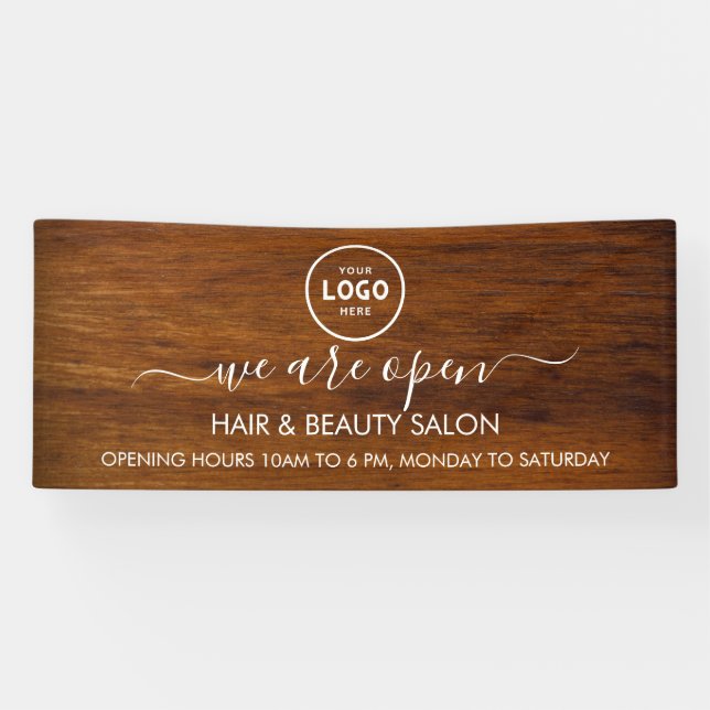 Business Logo Modern Professional 6' Banner (Horizontal)