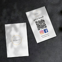Business Logo | Modern QR Code Social Template