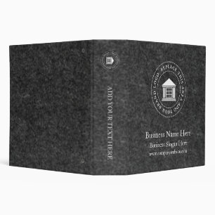 Business Logo Name Simple Custom Binder