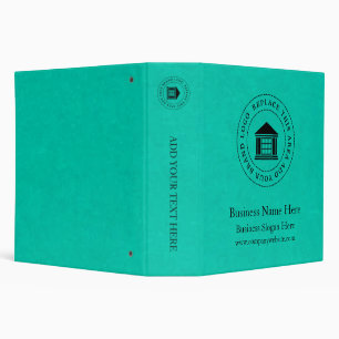 Business Logo   Name   Simple Custom Binder