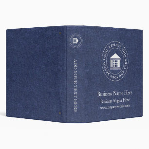 Business Logo Name Simple Custom Binder
