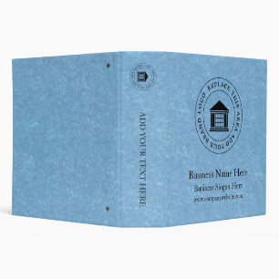 Business Logo Name Simple Custom Binder