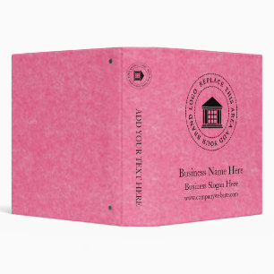 Business Logo Name Simple Custom Binder
