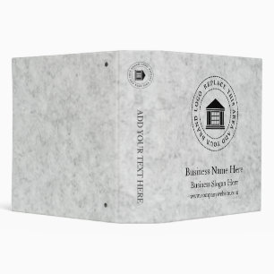Business Logo Name Simple Custom Binder
