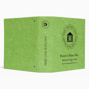 Business Logo Name Simple Custom Binder