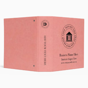 Business Logo Name Simple Custom Binder