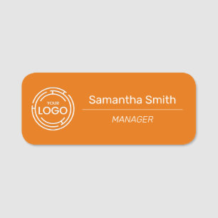 Business Logo Name Tag