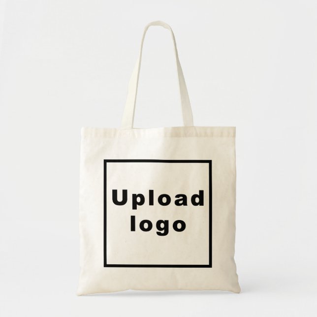 Business Logo on Budget Tote Bag (Front)