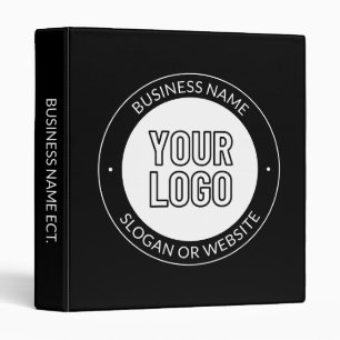 Business Logo or Design & Editable Text Template Binder