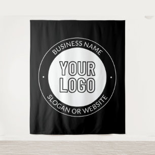 Business Logo or Design & Editable Text Template Tapestry