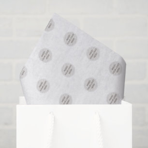 BUSINESS LOGO PACKAGING modern professional wrap Tissue Paper