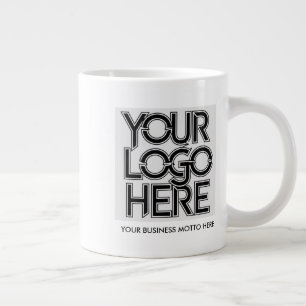 Business Logo Personalized Large Coffee Mug