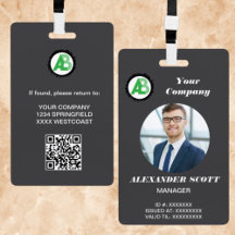  Business  Logo Personnel staff employee  qr Code