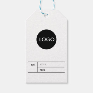 Business Logo Price QR Code  Hang Tag