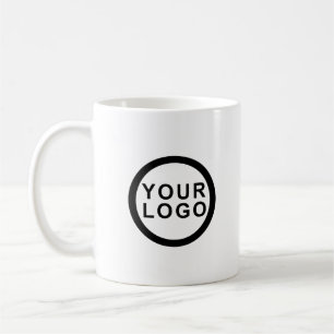 Business Logo Professional Brand White  Coffee Mug