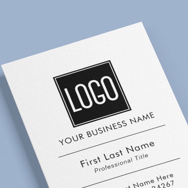 Business Logo | Professional Simple Card (Creator Uploaded)