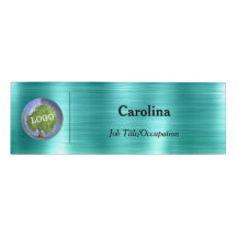 Business Logo Promotional Company Magnetic Teal