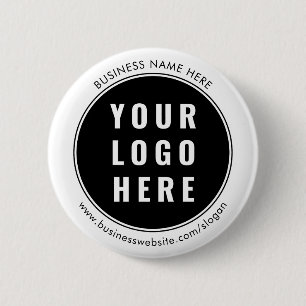 Business Logo Promotional Custom 2 Inch Round Button