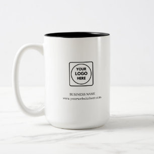 Business Logo Promotional Two Tone Mug