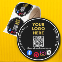 Business Logo QR Social Media
