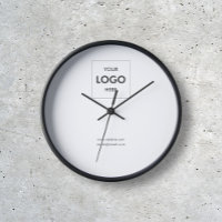 Business Logo Simple Minimal White