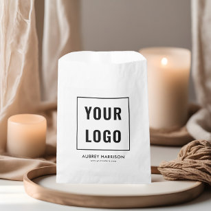 Business Logo Simple Professional Favour Bag