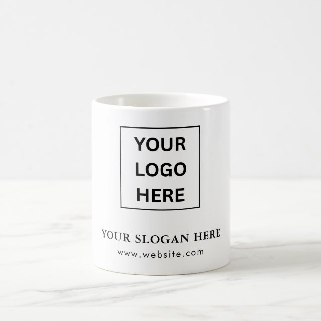Business Logo Step and Repeat Event Display Coffee Mug (Center)