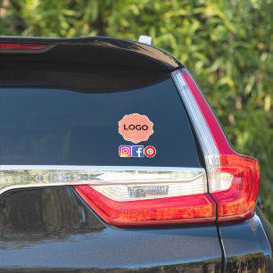 Business logo sticker