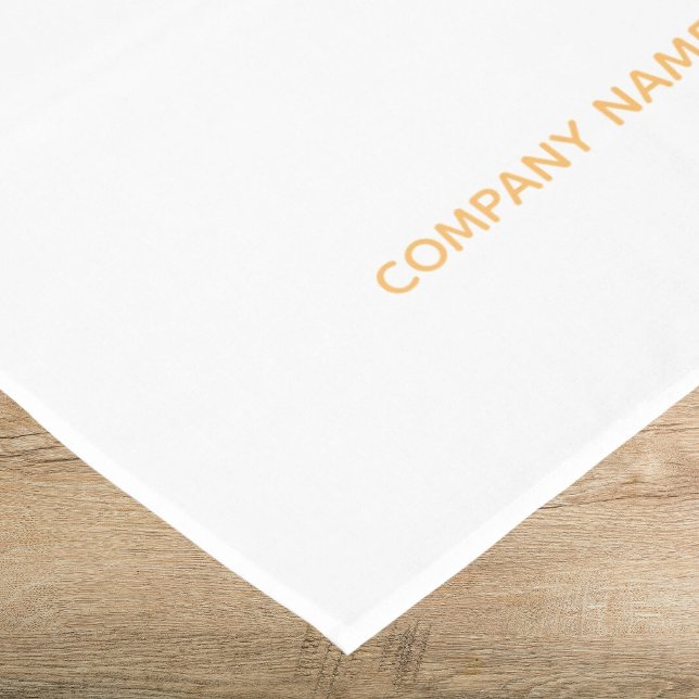 Business logo text brand colour tablecloth (Creator Uploaded)
